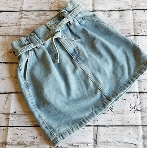 Hollister Ultra High-Rise Jean Skirt